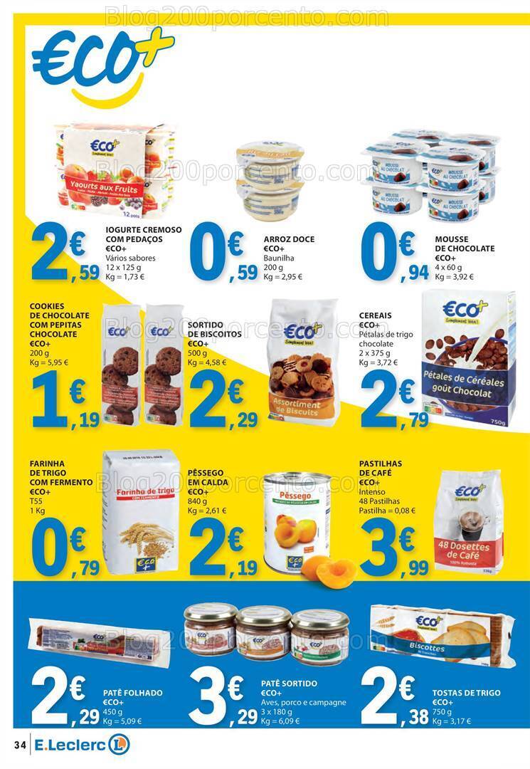 Antevisão Folheto E-LECLERC Promoções de 28 março a 1 abril