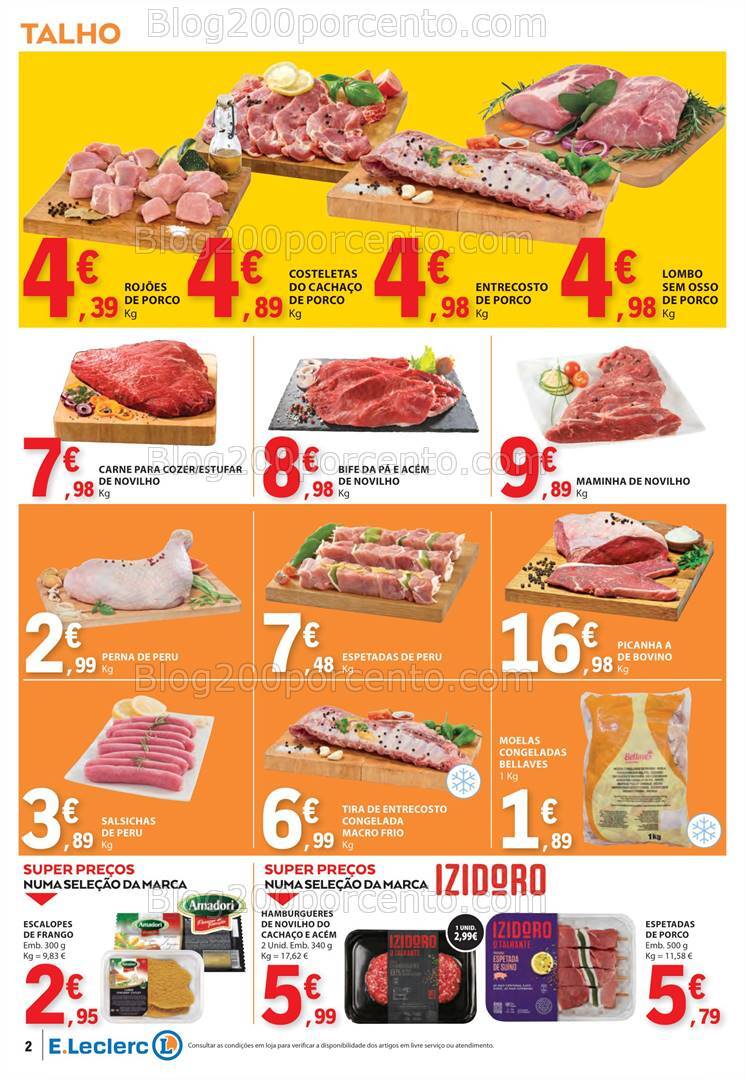 Antevisão Folheto E-LECLERC Promoções de 29 agosto a 4 setembro