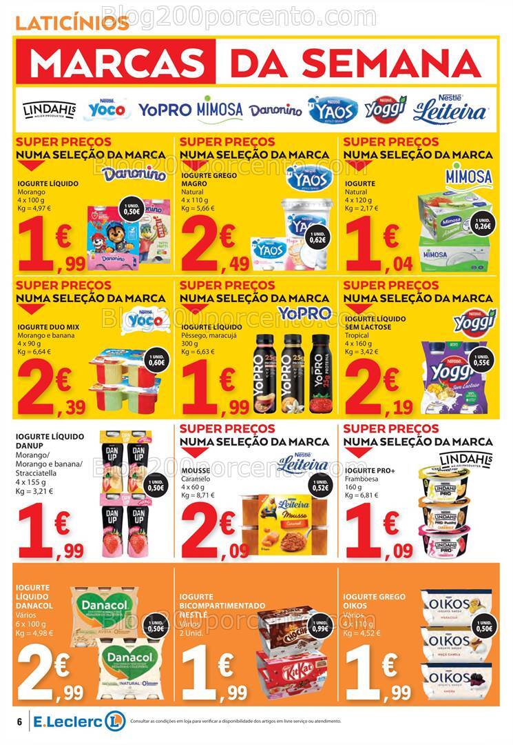 Antevisão Folheto E-LECLERC Promoções de 29 agosto a 4 setembro