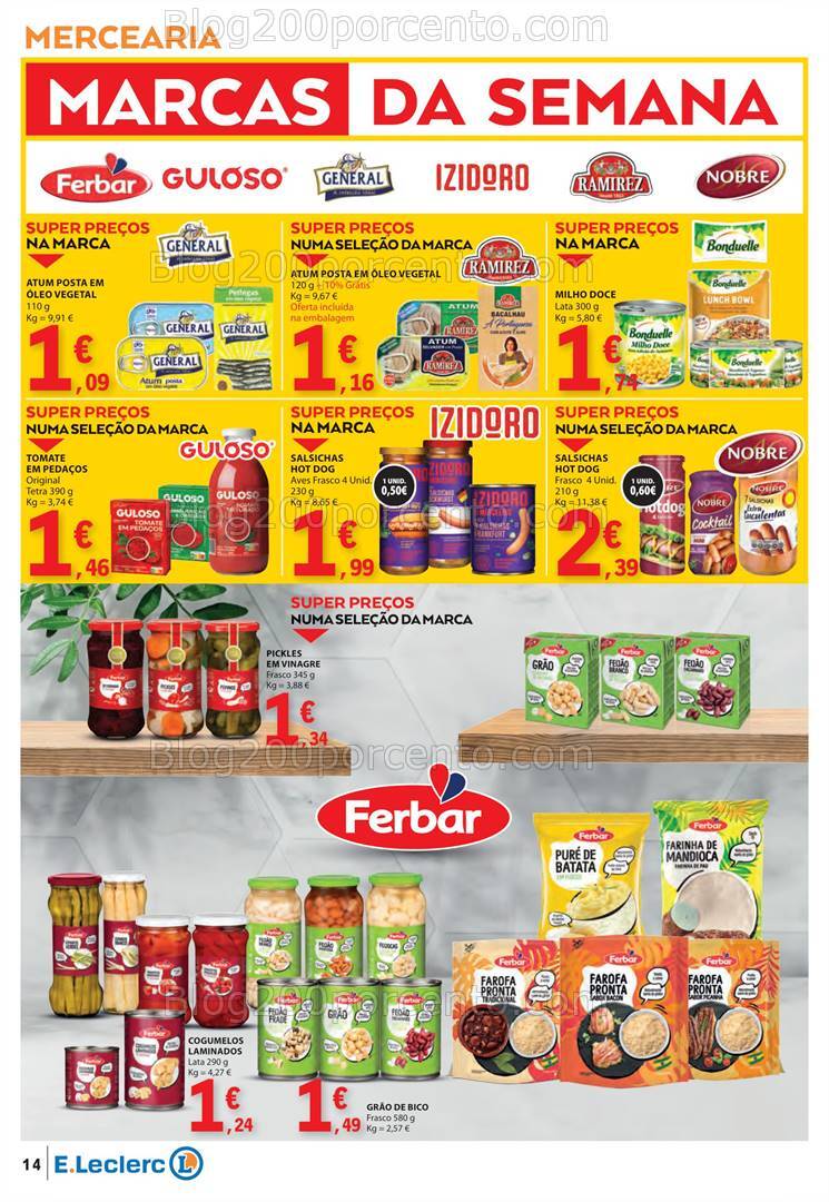 Antevisão Folheto E-LECLERC Promoções de 29 agosto a 4 setembro
