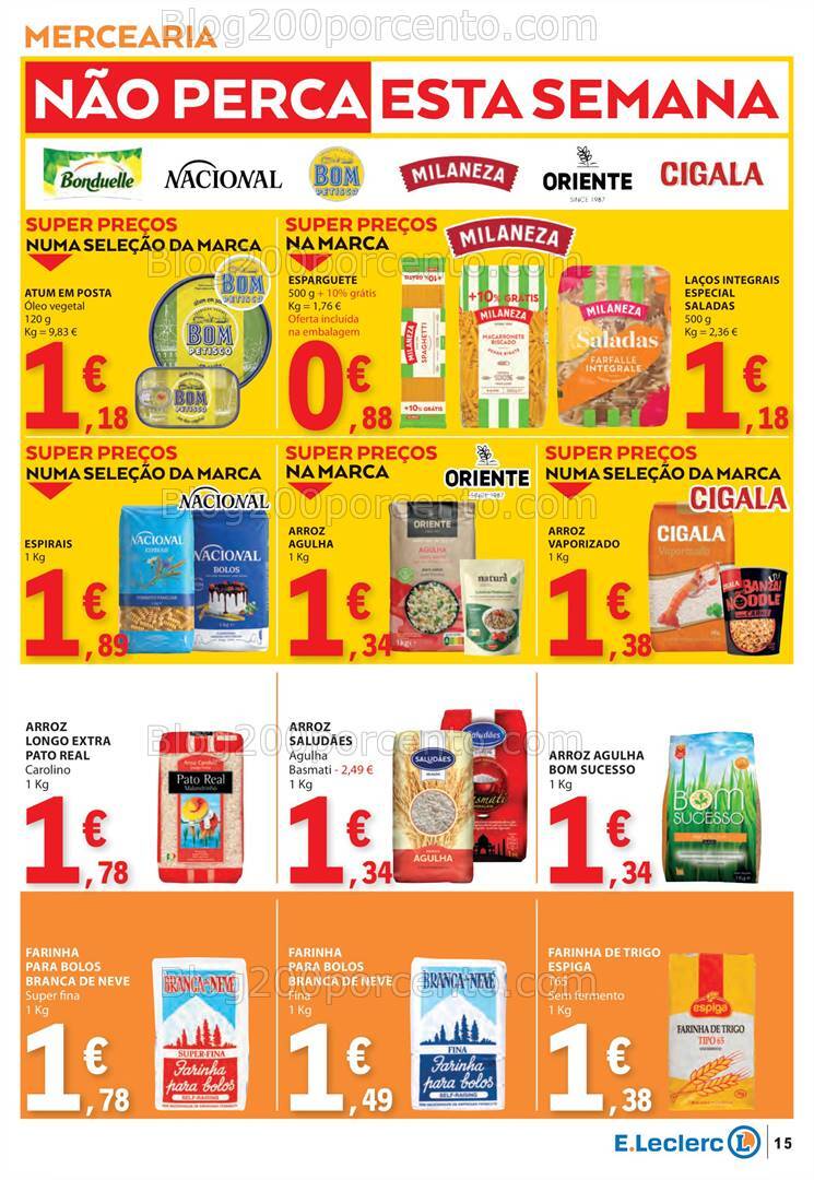 Antevisão Folheto E-LECLERC Promoções de 29 agosto a 4 setembro