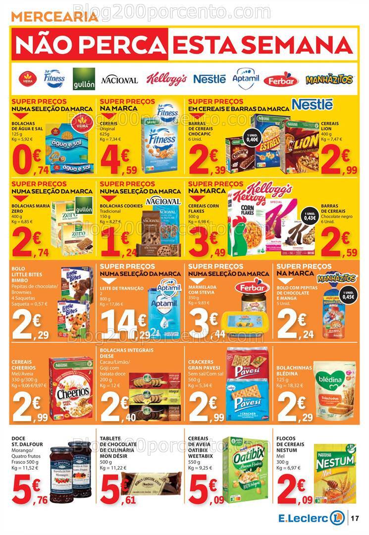 Antevisão Folheto E-LECLERC Promoções de 29 agosto a 4 setembro