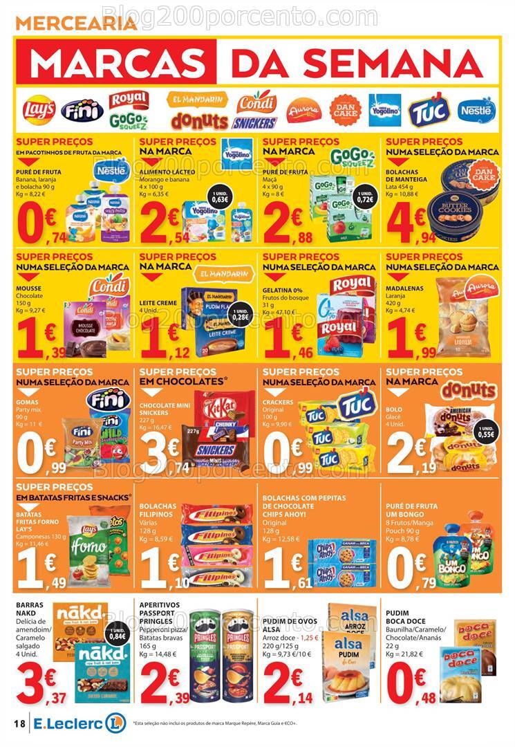 Antevisão Folheto E-LECLERC Promoções de 29 agosto a 4 setembro