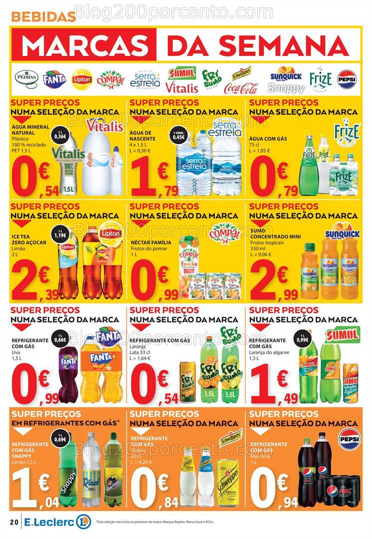 Antevisão Folheto E-LECLERC Promoções de 29 agosto a 4 setembro