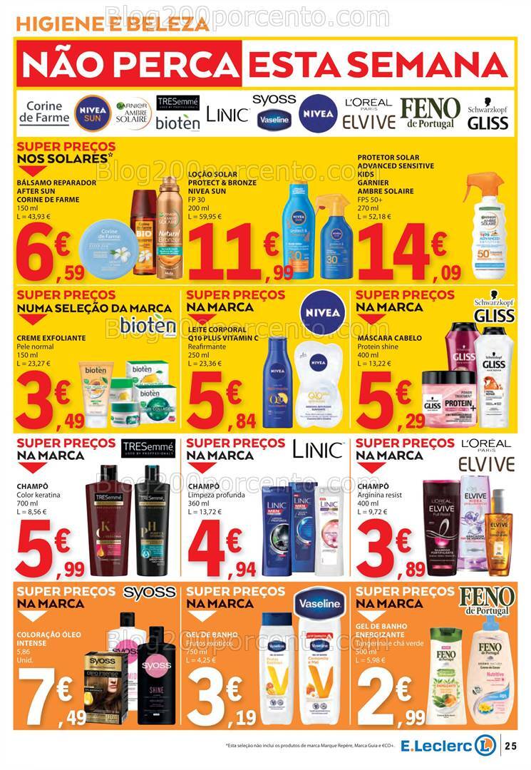 Antevisão Folheto E-LECLERC Promoções de 29 agosto a 4 setembro