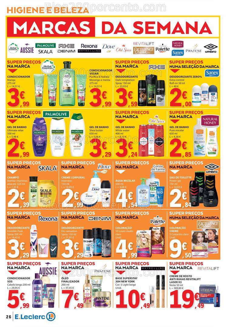 Antevisão Folheto E-LECLERC Promoções de 29 agosto a 4 setembro