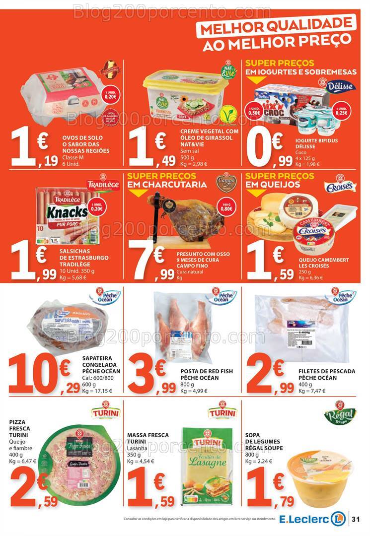 Antevisão Folheto E-LECLERC Promoções de 29 agosto a 4 setembro