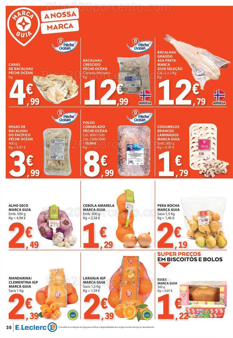 Antevisão Folheto E-LECLERC Promoções de 29 fevereiro a 6 março