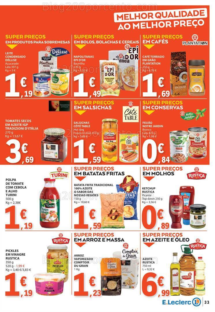 Antevisão Folheto E-LECLERC Promoções de 29 fevereiro a 6 março