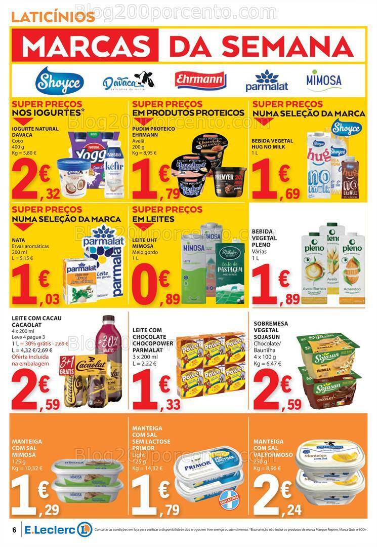 Antevisão Folheto E-LECLERC Promoções de 29 fevereiro a 6 março