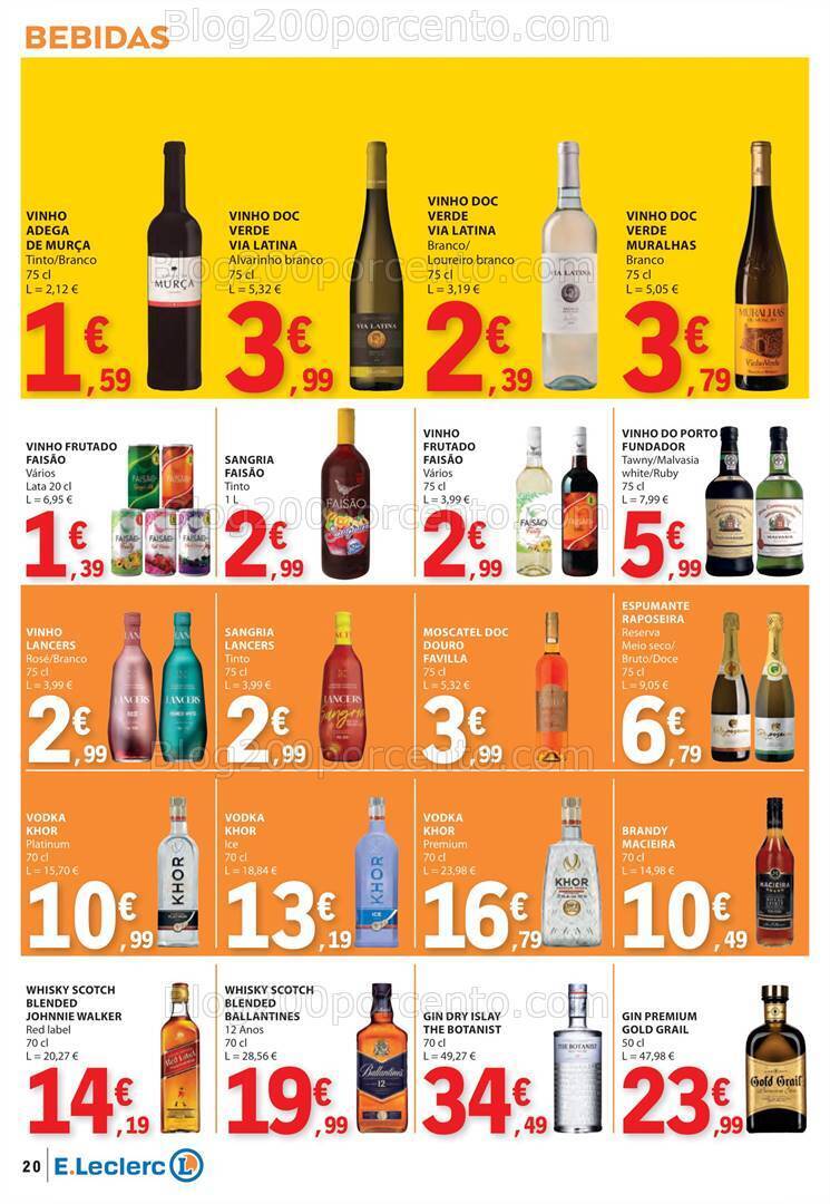 Antevisão Folheto E-LECLERC Promoções de 29 fevereiro a 6 março