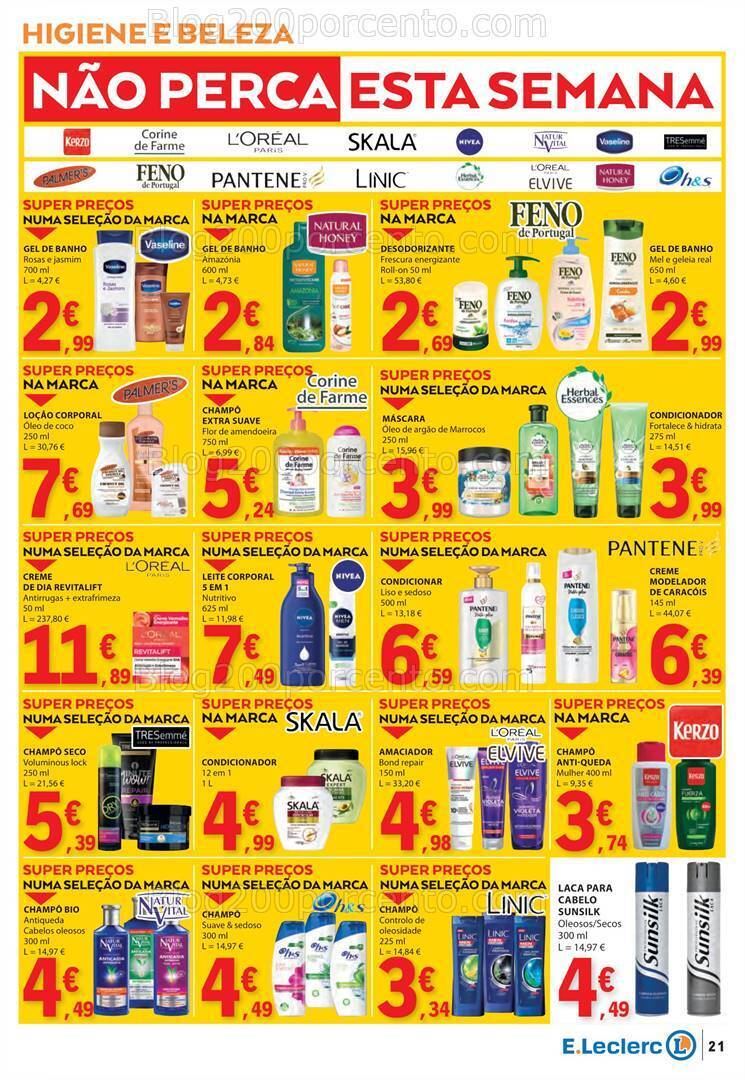 Antevisão Folheto E-LECLERC Promoções de 29 fevereiro a 6 março