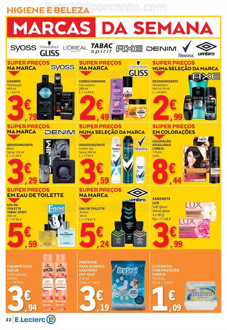 Antevisão Folheto E-LECLERC Promoções de 29 fevereiro a 6 março