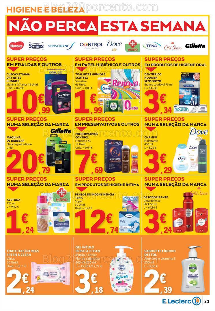 Antevisão Folheto E-LECLERC Promoções de 29 fevereiro a 6 março