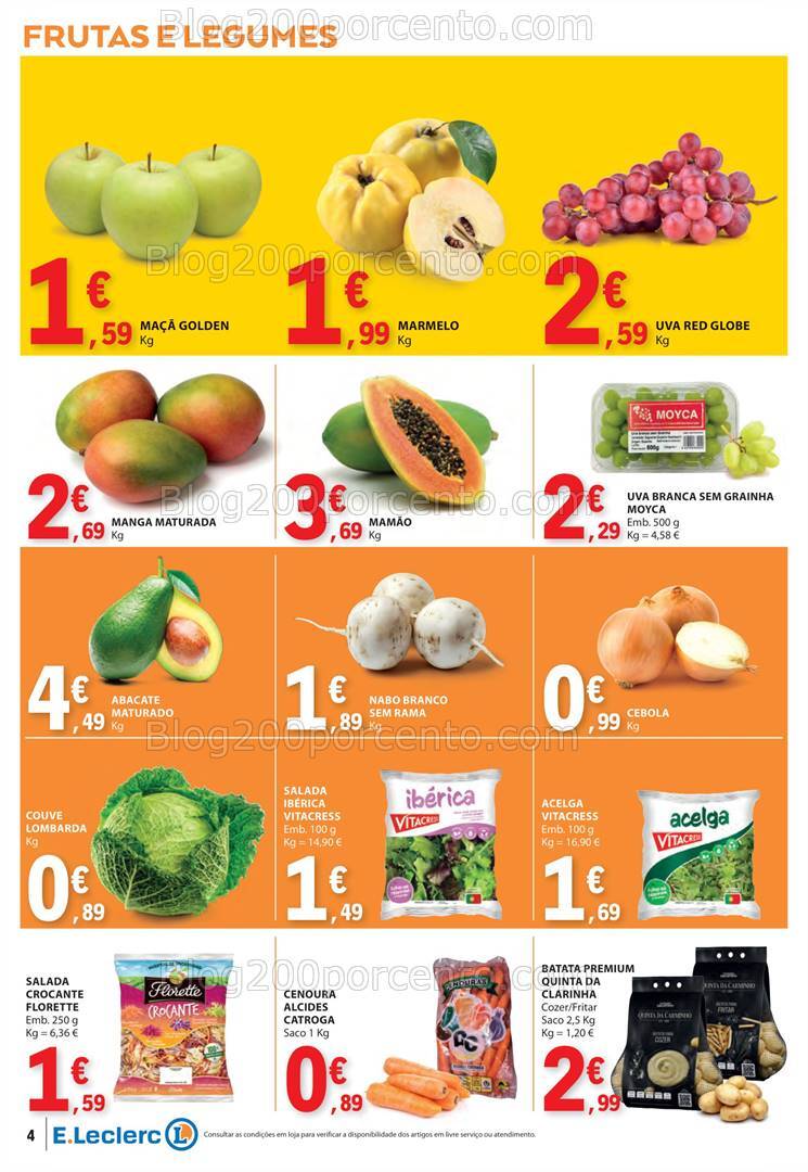 Antevisão Folheto E-LECLERC Promoções de 3 a 9 outubro