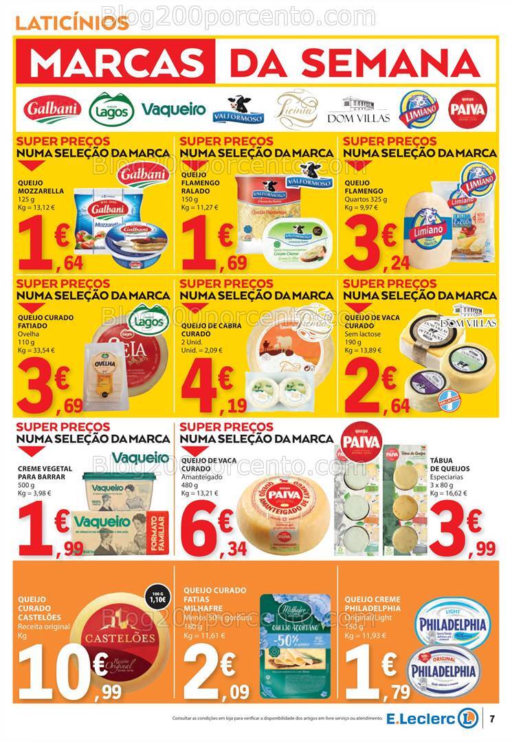 Antevisão Folheto E-LECLERC Promoções de 3 a 9 outubro