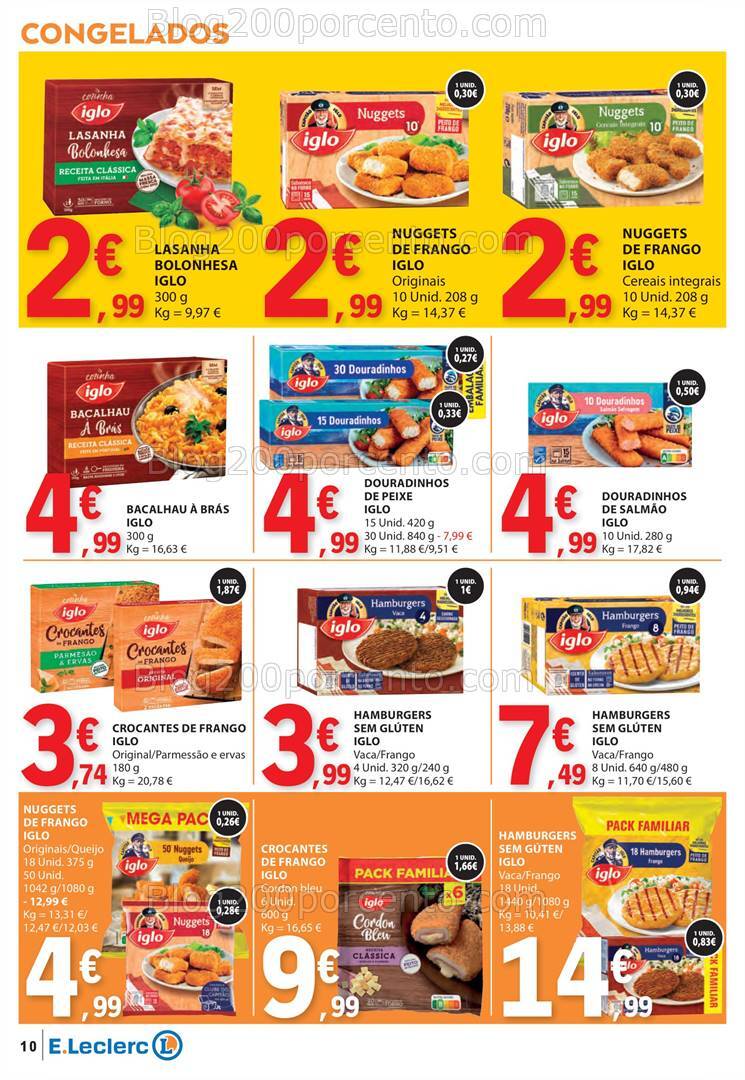 Antevisão Folheto E-LECLERC Promoções de 3 a 9 outubro