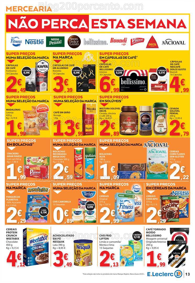 Antevisão Folheto E-LECLERC Promoções de 3 a 9 outubro