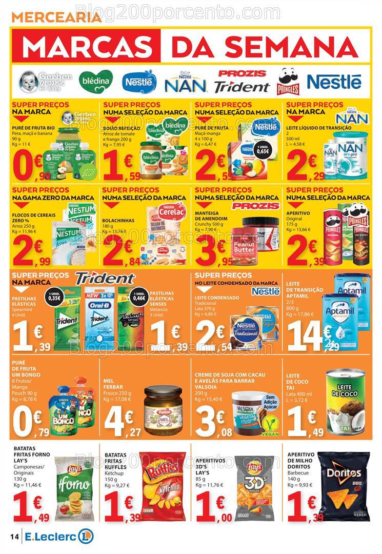 Antevisão Folheto E-LECLERC Promoções de 3 a 9 outubro