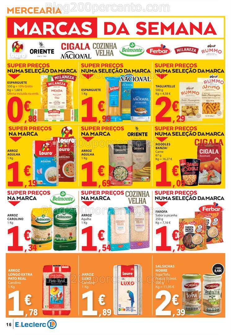 Antevisão Folheto E-LECLERC Promoções de 3 a 9 outubro