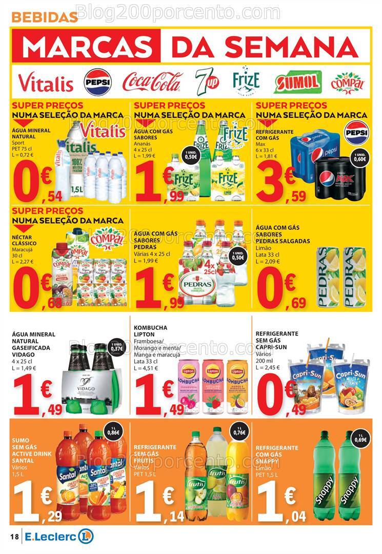 Antevisão Folheto E-LECLERC Promoções de 3 a 9 outubro