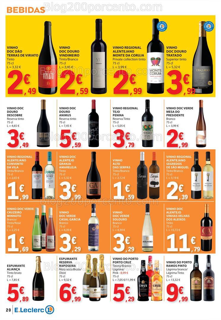 Antevisão Folheto E-LECLERC Promoções de 3 a 9 outubro