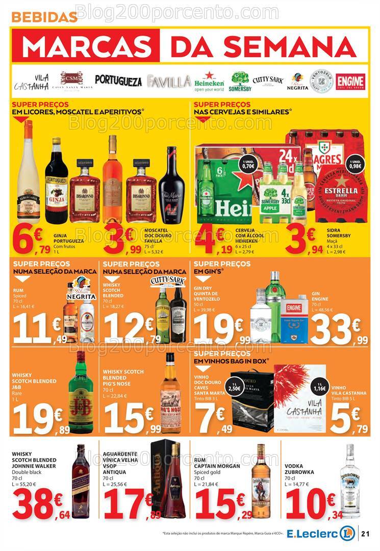 Antevisão Folheto E-LECLERC Promoções de 3 a 9 outubro