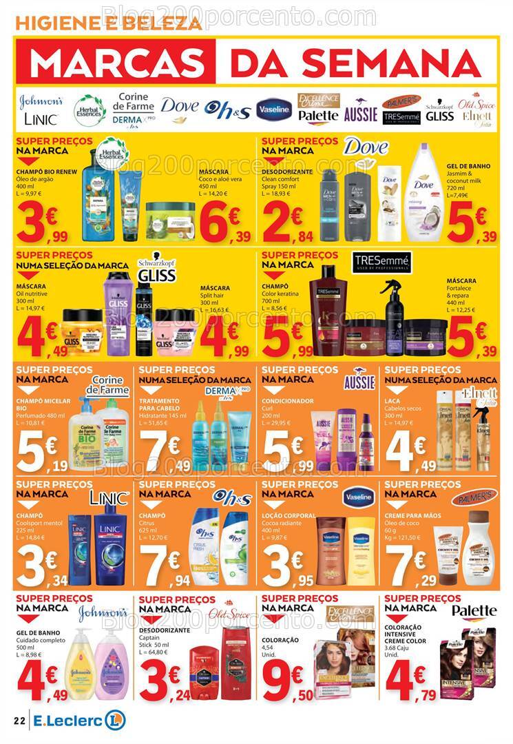 Antevisão Folheto E-LECLERC Promoções de 3 a 9 outubro