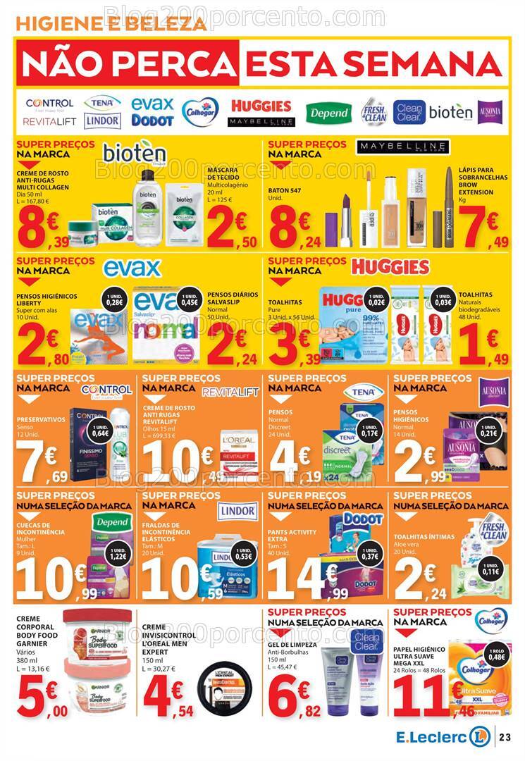 Antevisão Folheto E-LECLERC Promoções de 3 a 9 outubro