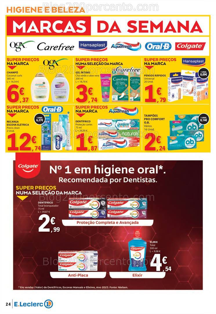 Antevisão Folheto E-LECLERC Promoções de 3 a 9 outubro