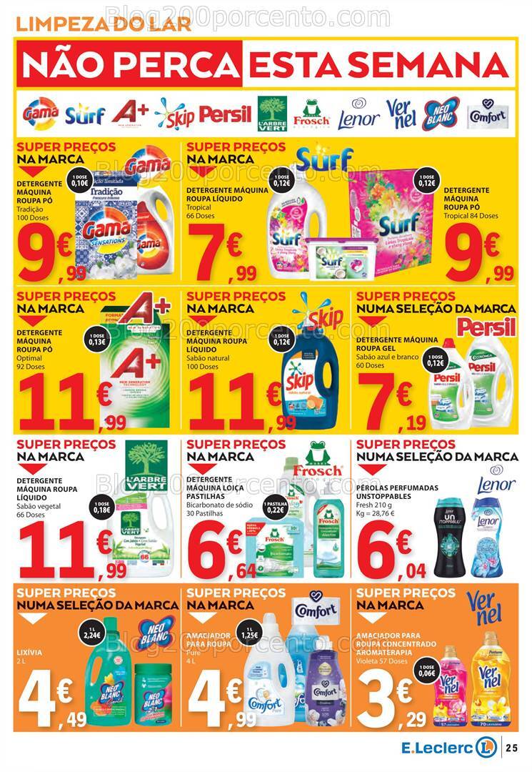 Antevisão Folheto E-LECLERC Promoções de 3 a 9 outubro