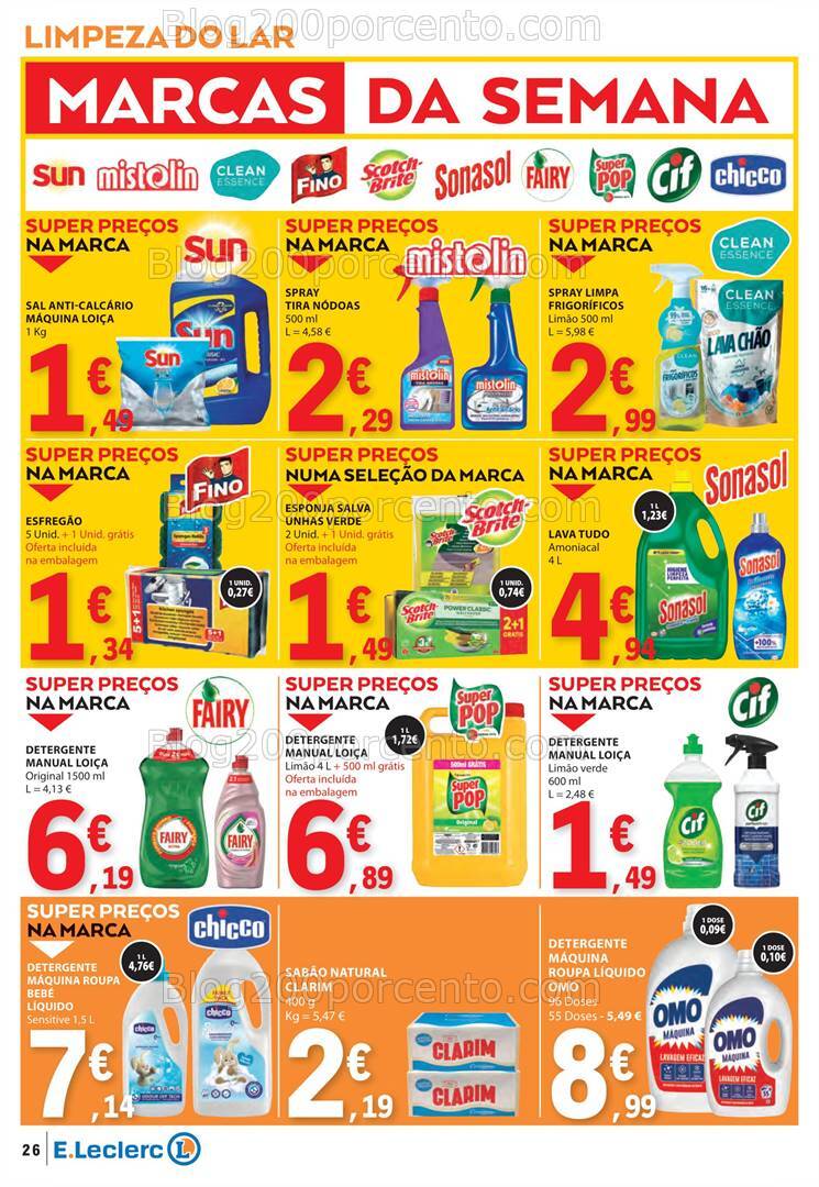 Antevisão Folheto E-LECLERC Promoções de 3 a 9 outubro