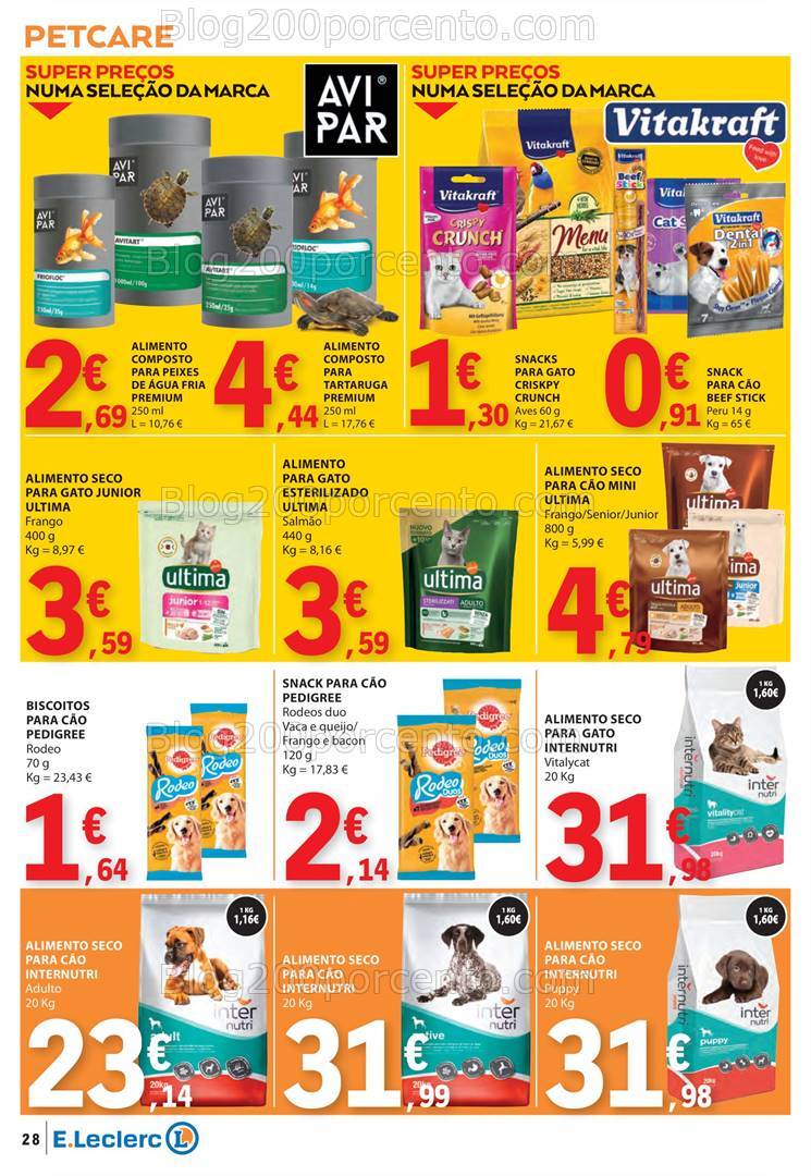 Antevisão Folheto E-LECLERC Promoções de 3 a 9 outubro