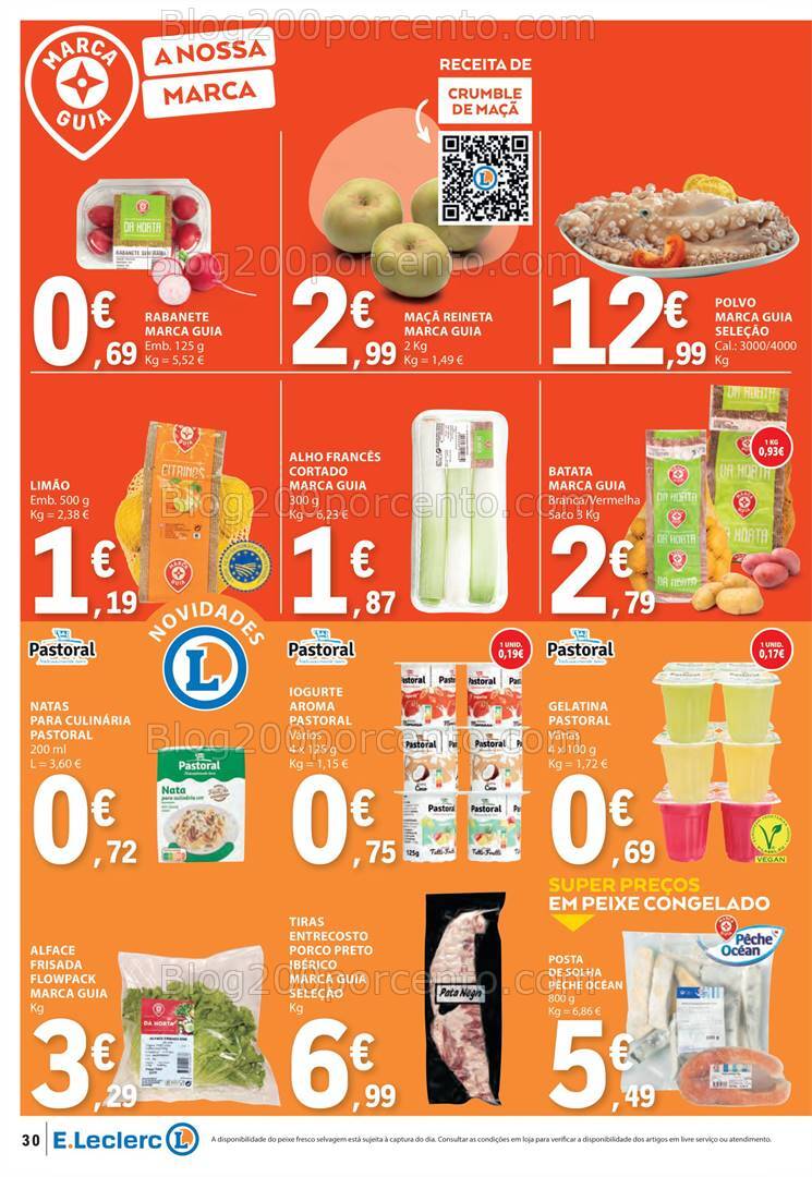 Antevisão Folheto E-LECLERC Promoções de 3 a 9 outubro