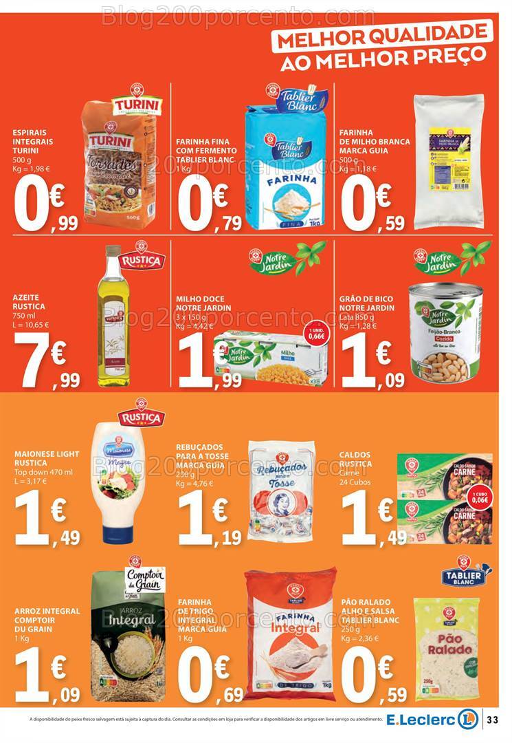 Antevisão Folheto E-LECLERC Promoções de 3 a 9 outubro