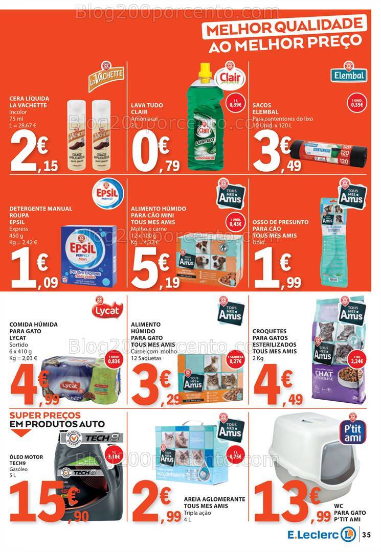 Antevisão Folheto E-LECLERC Promoções de 3 a 9 outubro