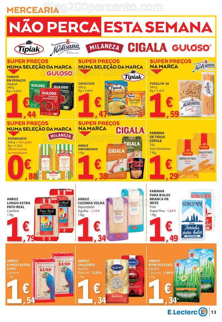 Antevisão Folheto E-LECLERC Promoções de 4 a 10 julho