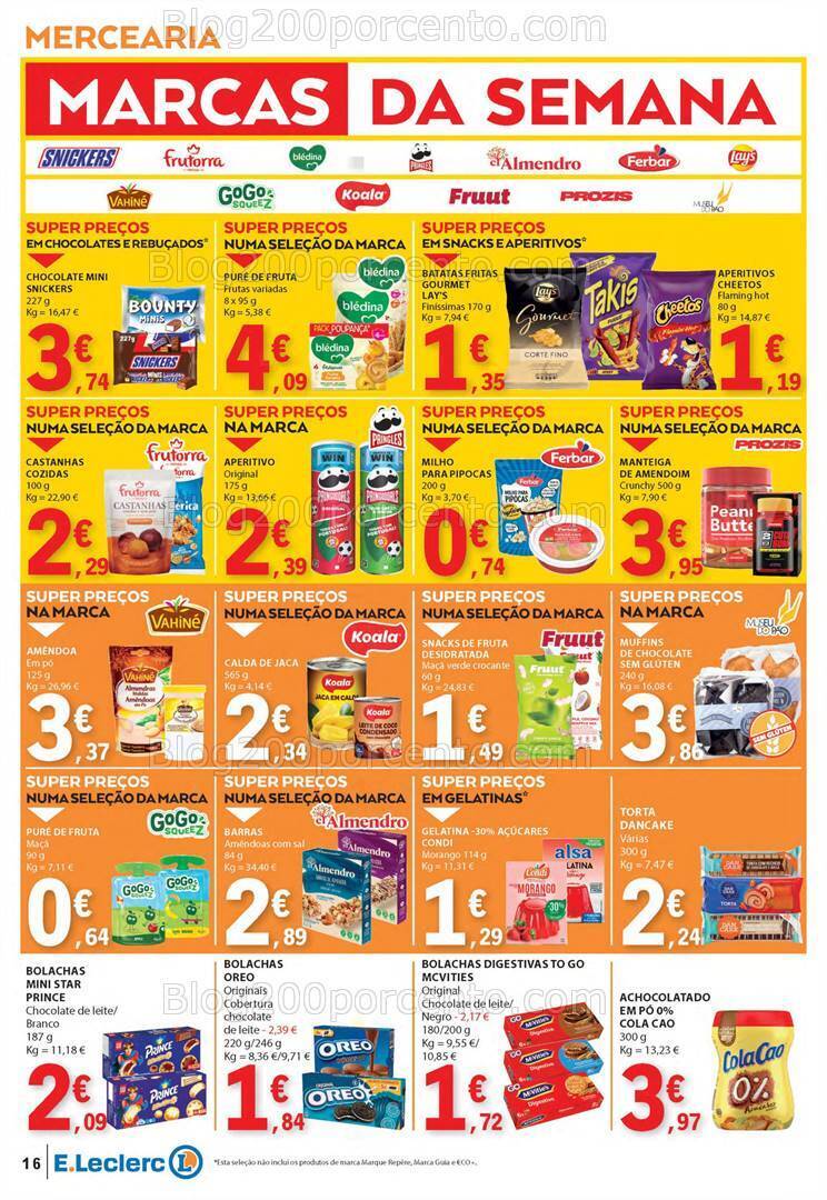 Antevisão Folheto E-LECLERC Promoções de 4 a 10 julho