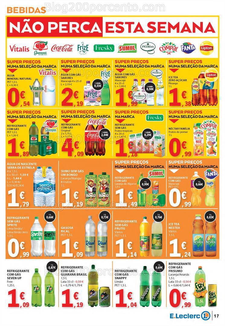 Antevisão Folheto E-LECLERC Promoções de 4 a 10 julho