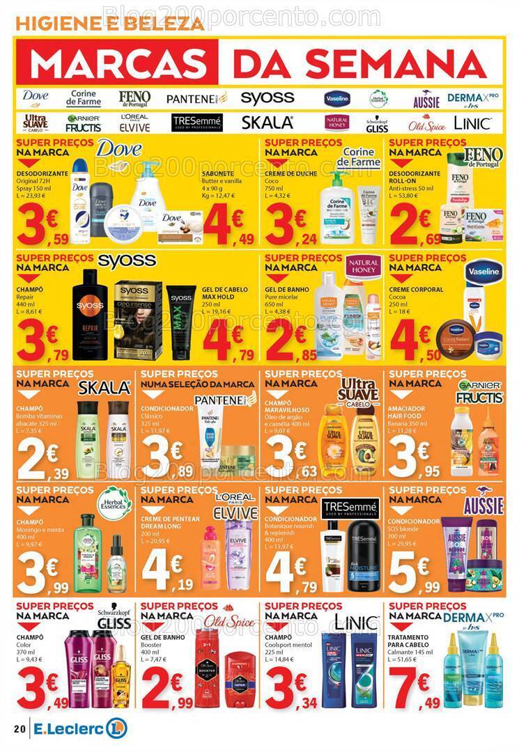 Antevisão Folheto E-LECLERC Promoções de 4 a 10 julho