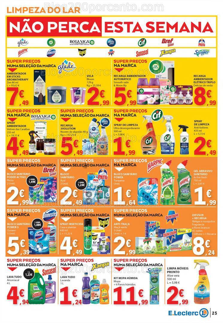 Antevisão Folheto E-LECLERC Promoções de 4 a 10 julho