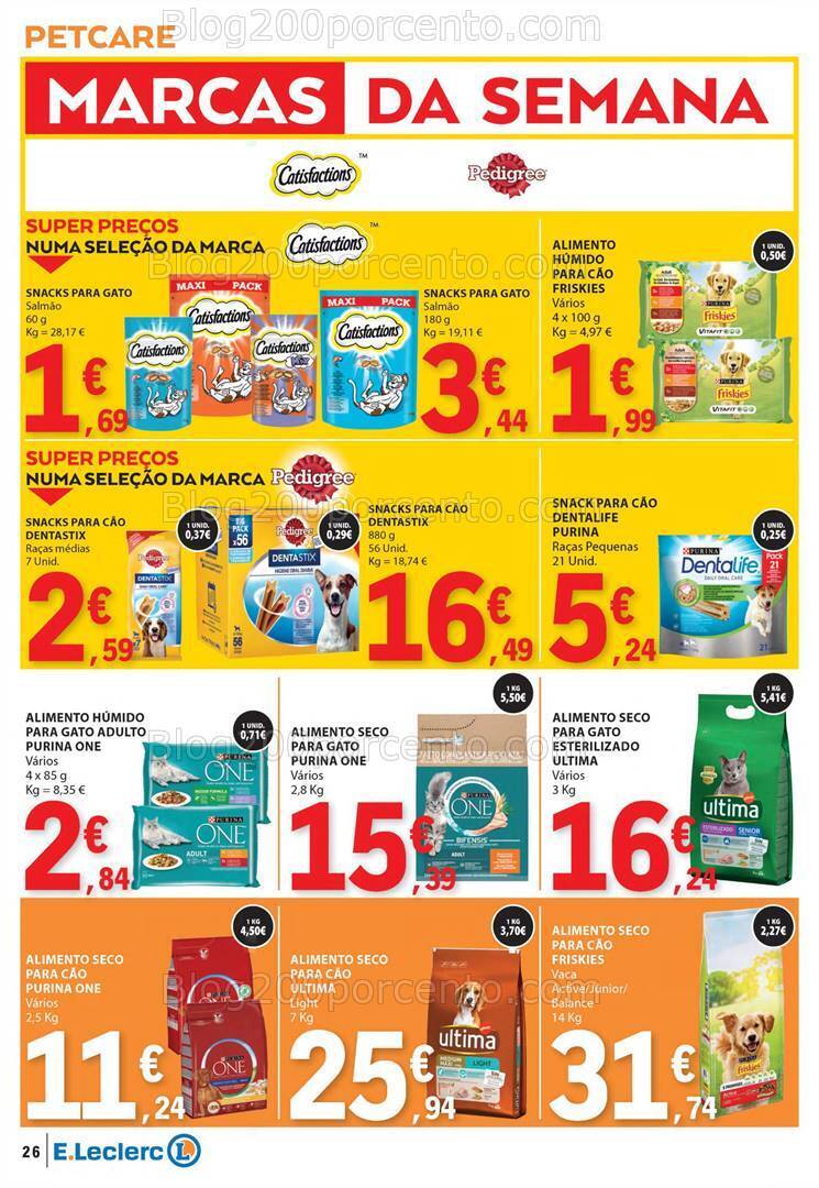 Antevisão Folheto E-LECLERC Promoções de 4 a 10 julho