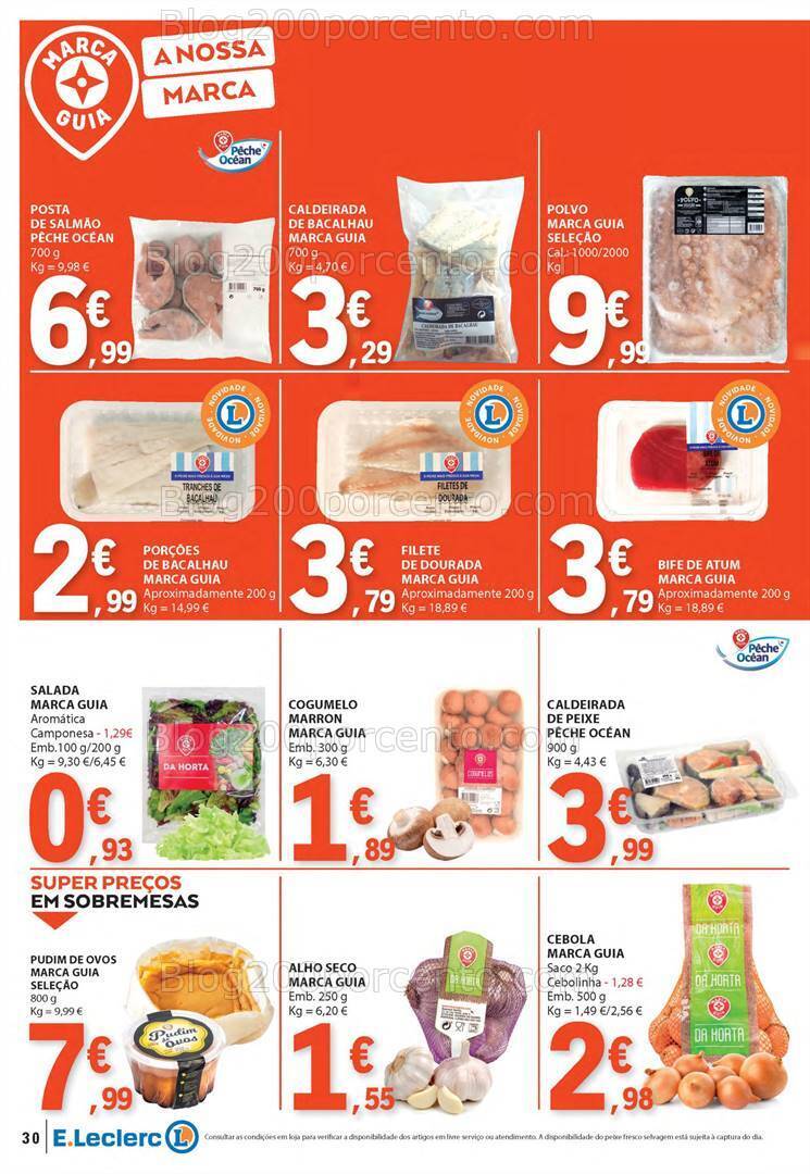 Antevisão Folheto E-LECLERC Promoções de 4 a 10 julho