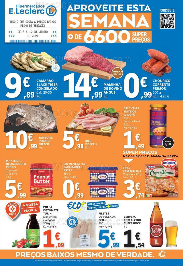 Antevisão Folheto E-LECLERC Promoções de 6 a 12 junho