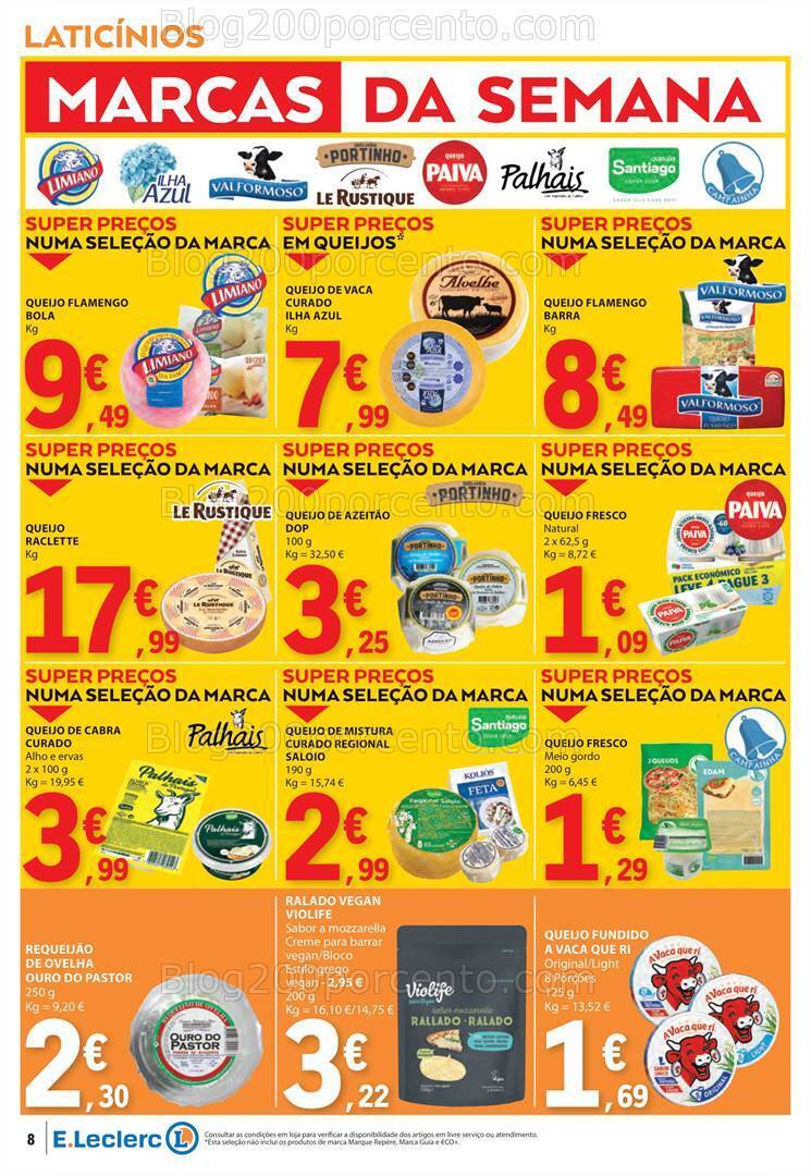Antevisão Folheto E-LECLERC Promoções de 6 a 12 junho
