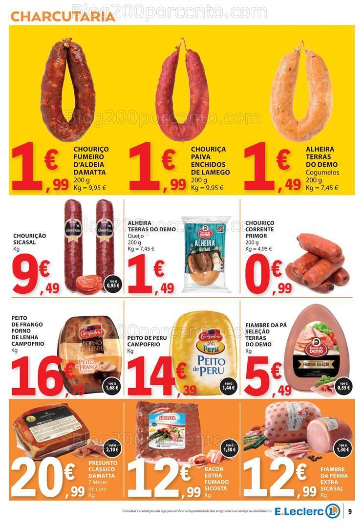 Antevisão Folheto E-LECLERC Promoções de 6 a 12 junho