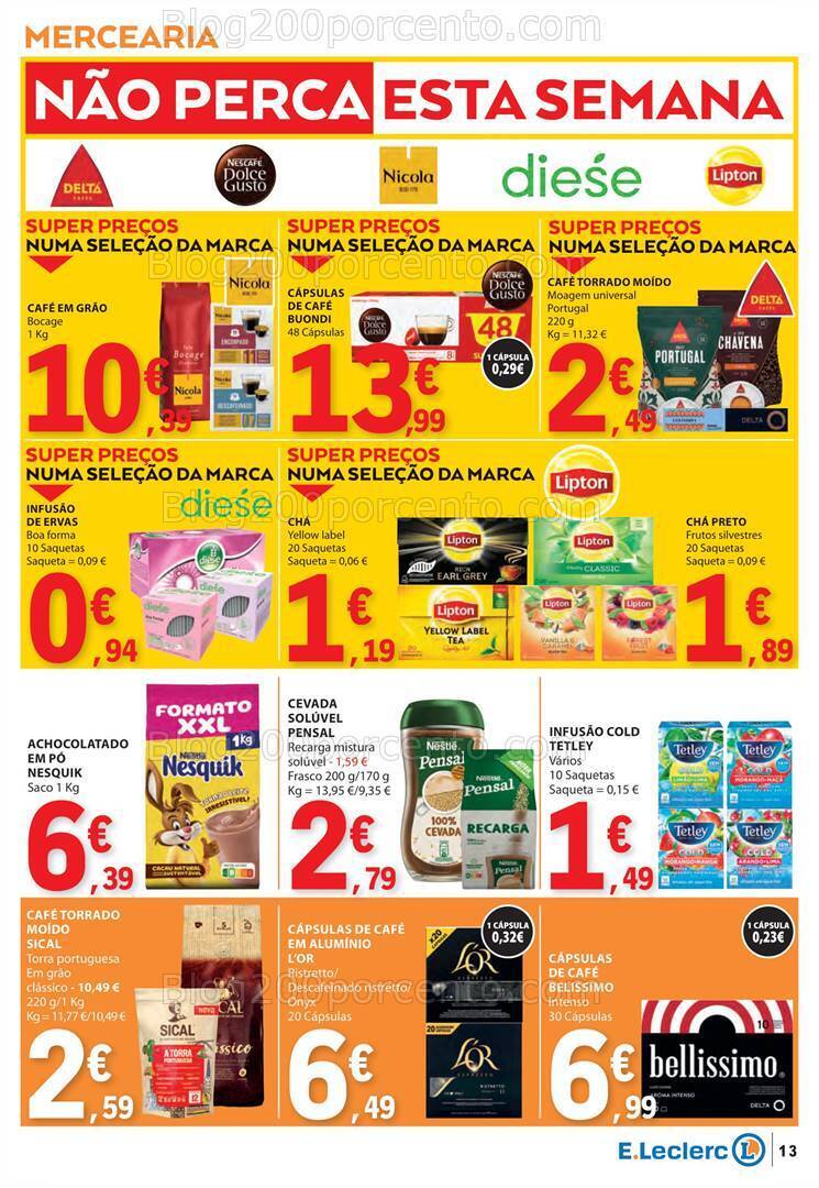 Antevisão Folheto E-LECLERC Promoções de 6 a 12 junho