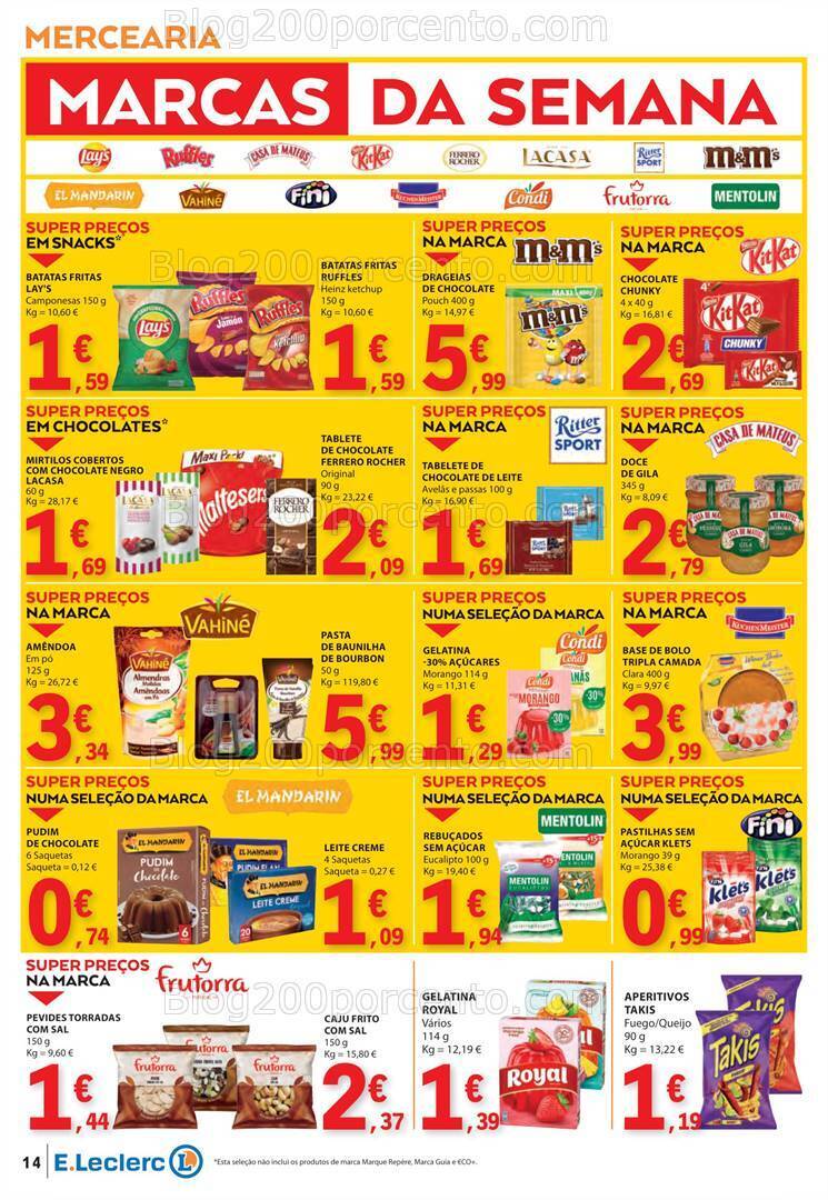 Antevisão Folheto E-LECLERC Promoções de 6 a 12 junho