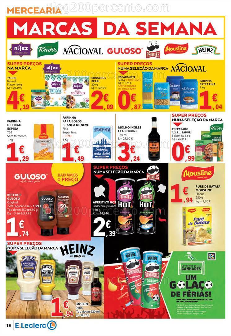 Antevisão Folheto E-LECLERC Promoções de 6 a 12 junho