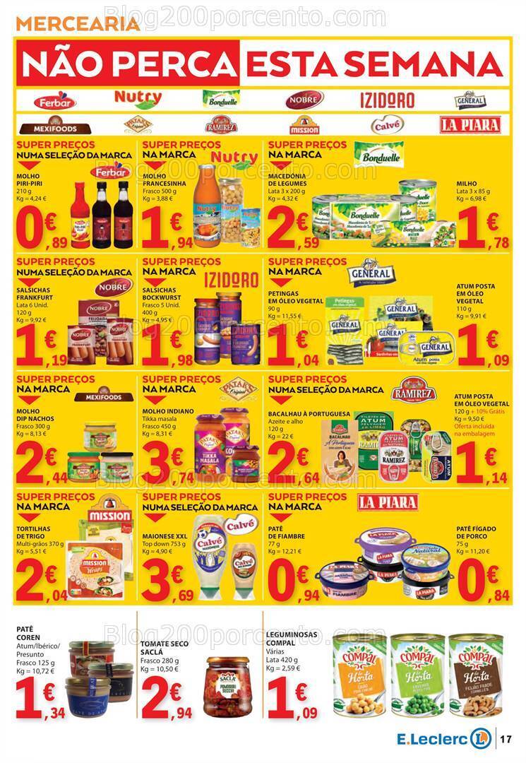 Antevisão Folheto E-LECLERC Promoções de 6 a 12 junho